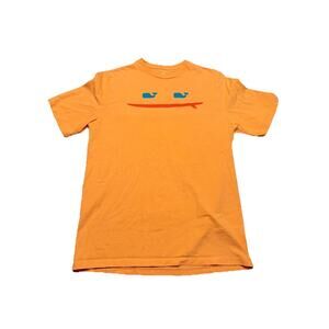 Vineyard Vines Youth XL T-Shirt Tee Whale Smile Orange
